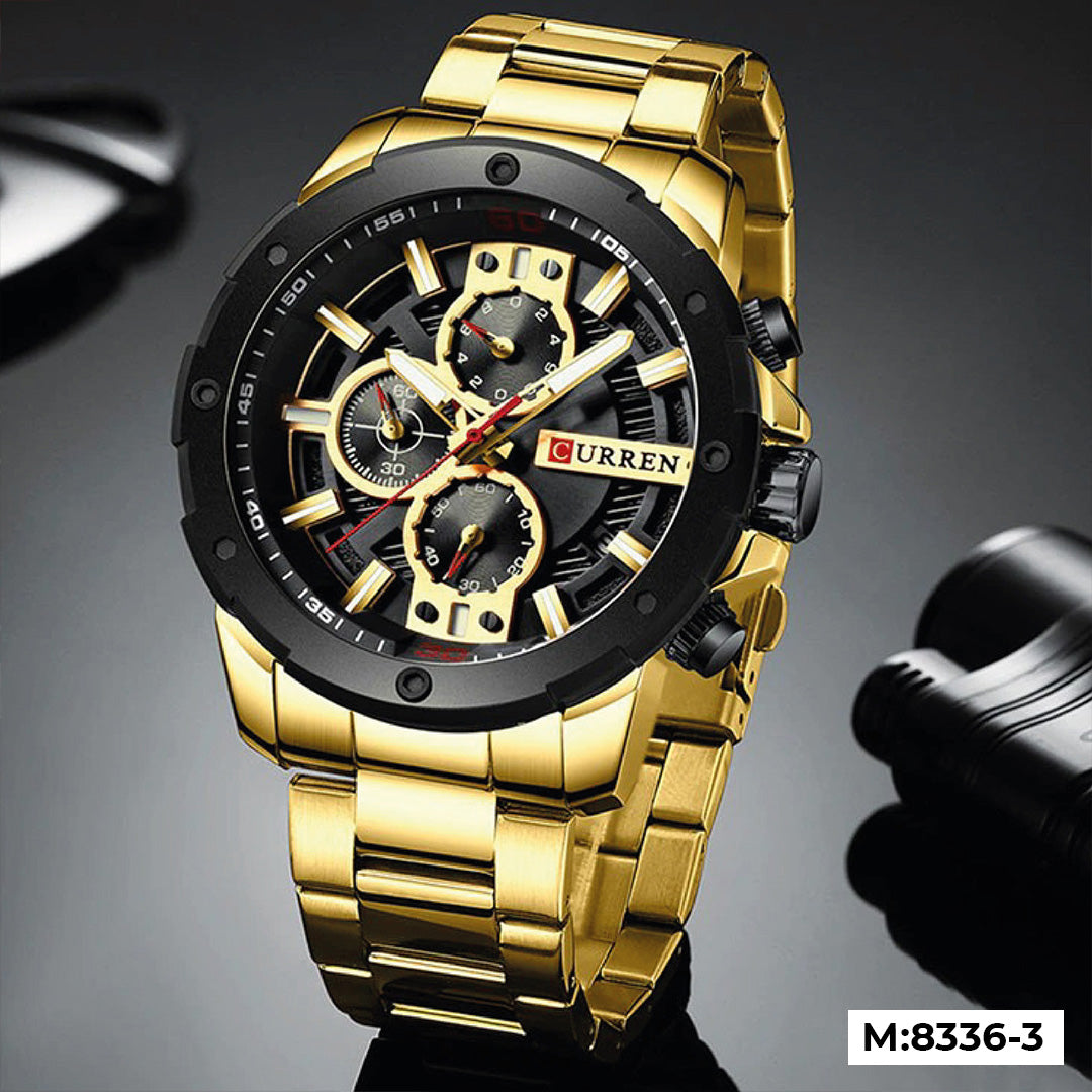 M:8336 RELOJ CURREN METÁLICO CRONOGRAFO